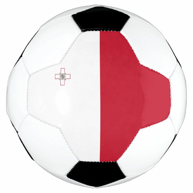 Bola De Futebol Bandeira de Malta (Frente)