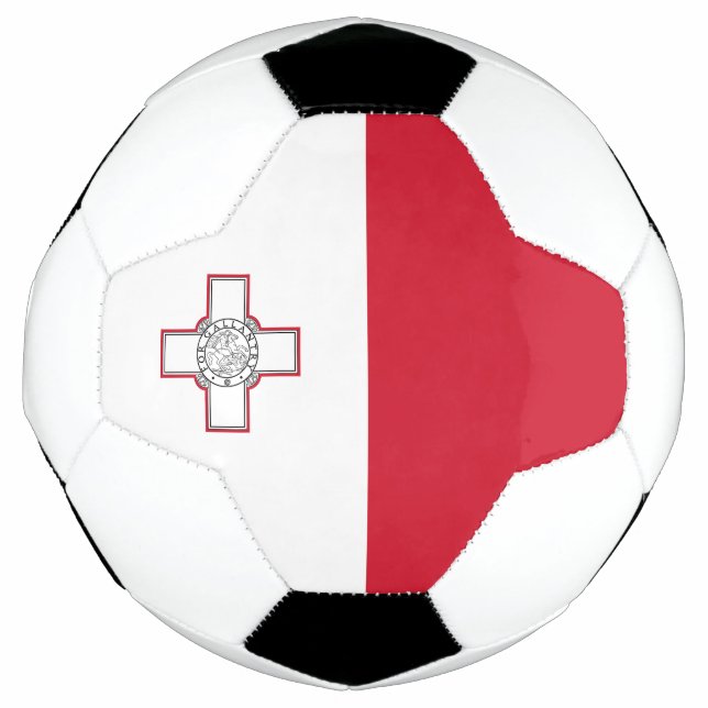 Bola De Futebol Bandeira de Malta (Frente)