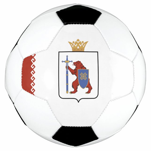 Bola De Futebol Bandeira de Mari El (Frente)