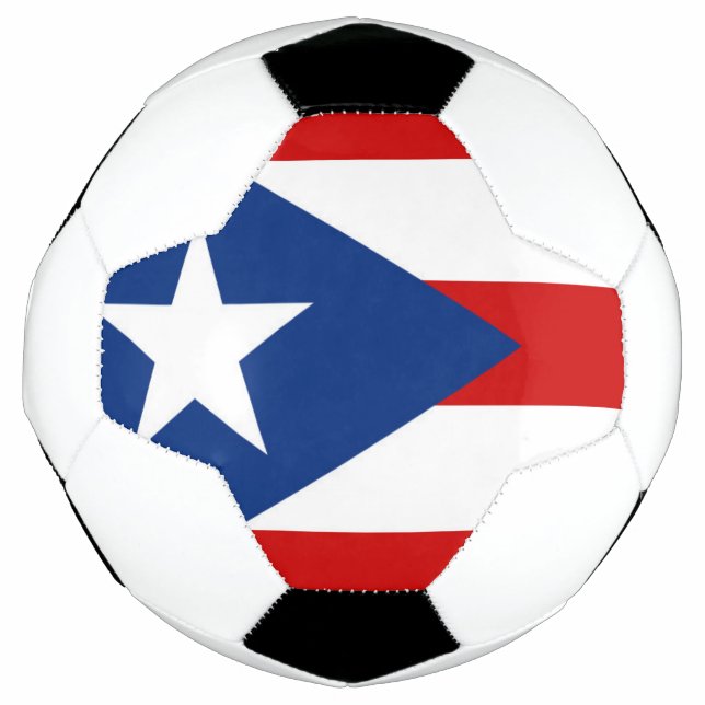 Bola De Futebol Bandeira de Porto Rico (Frente)