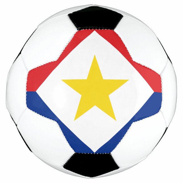 Bola De Futebol Bandeira de Saba (Frente)