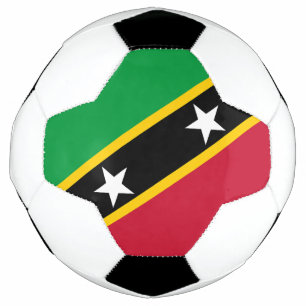 Bola De Futebol Bandeira de São Cristóvão e Nevis