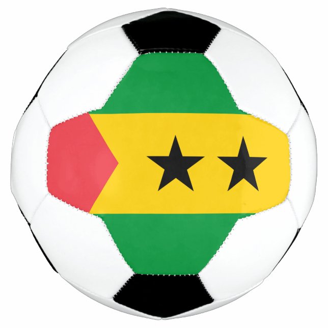 Bola De Futebol Bandeira de São Tomé e Príncipe (Frente)