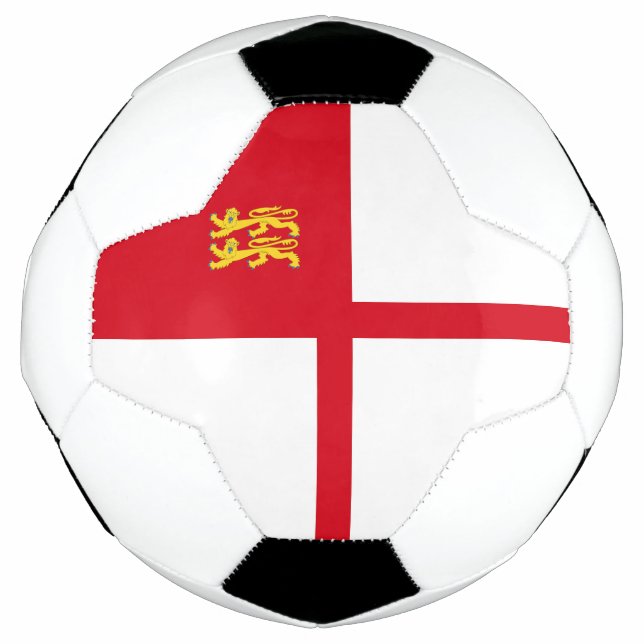 Bola De Futebol Bandeira de Sark (Frente)