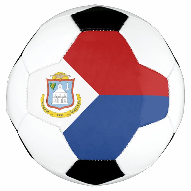 Bola De Futebol Bandeira de Sint Maarten (Frente)