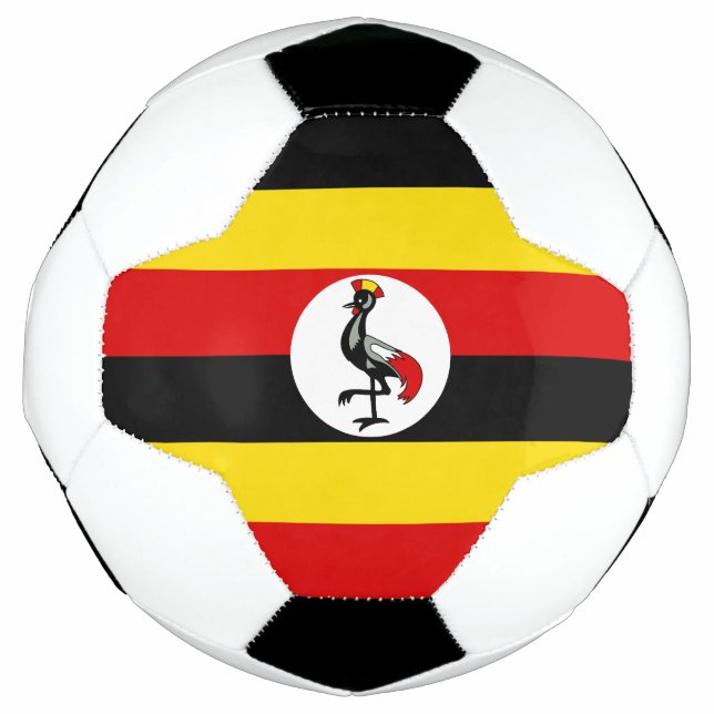 Bola De Futebol Bandeira de Uganda (Frente)