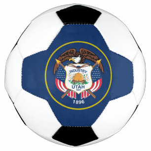 Bola De Futebol bandeira de Utah