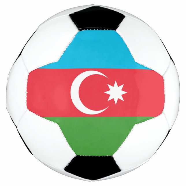 Bola De Futebol Bandeira do Azerbaijão (Frente)