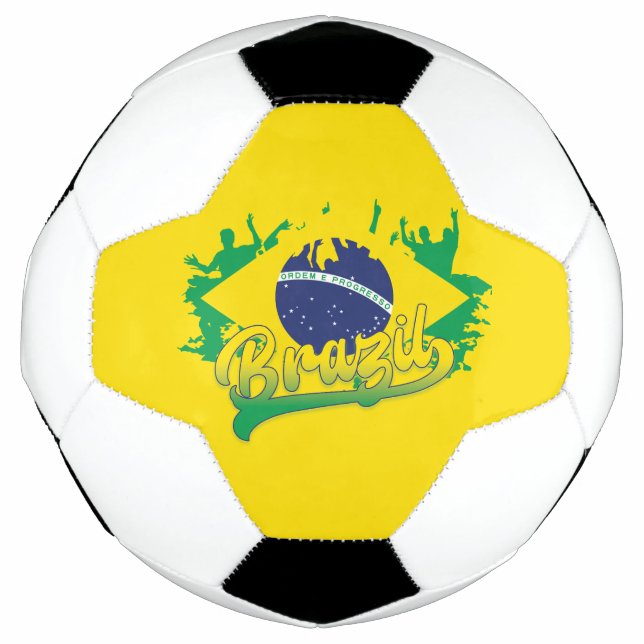 Bola De Futebol Bandeira do Brasil (Frente)