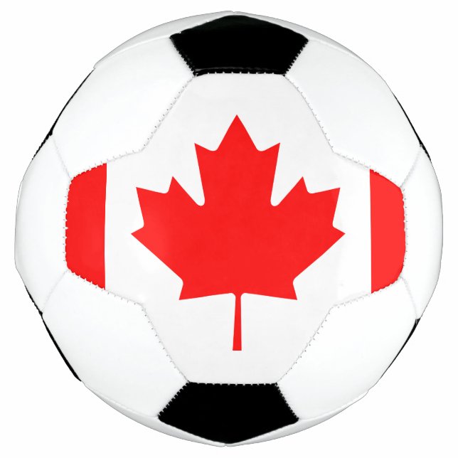 Bola De Futebol Bandeira do Canadá (Frente)
