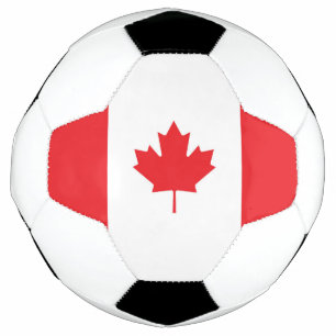 Bola De Futebol Bandeira do Canadá