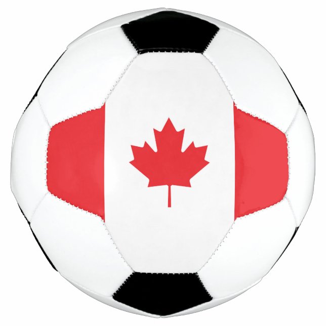 Bola De Futebol Bandeira do Canadá (Frente)