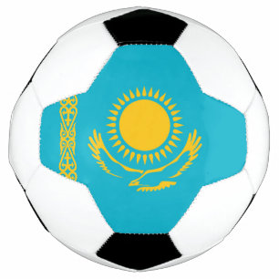 Bola De Futebol Bandeira do Cazaquistão