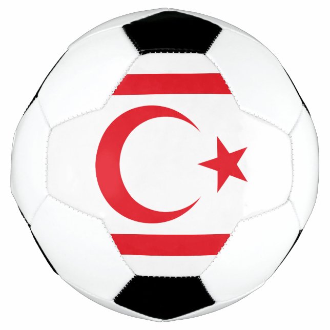 Bola De Futebol Bandeira do Chipre do Norte (Frente)