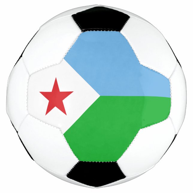 Bola De Futebol Bandeira do Djibuti (Frente)