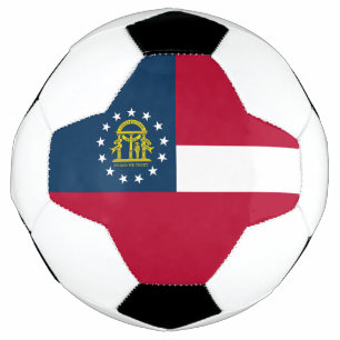 Bola De Futebol Bandeira do Estado da Geórgia