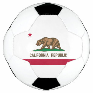 Bola De Futebol Bandeira do Estado da República da Califórnia