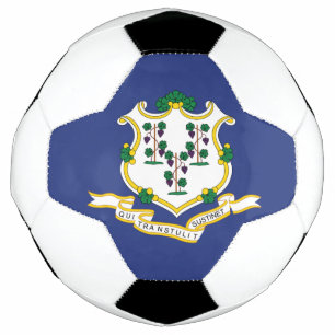 Bola De Futebol Bandeira do Estado de Connecticut