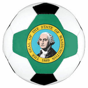 Bola De Futebol Bandeira do Estado de Washington