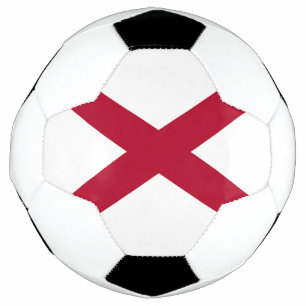 Bola De Futebol Bandeira do Estado do Alabama