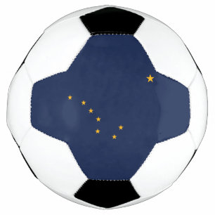 Bola De Futebol Bandeira do Estado do Alasca