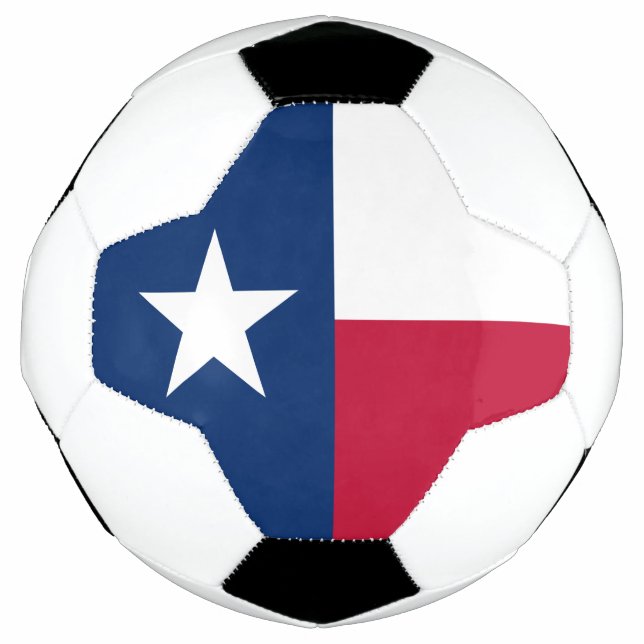 Bola De Futebol Bandeira do Estado do Texas (Frente)