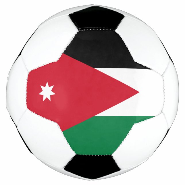 Bola De Futebol Bandeira do Futebol da Jordânia (Frente)