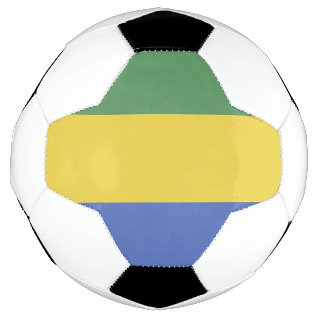 Bola De Futebol Bandeira do Gabão (Frente)