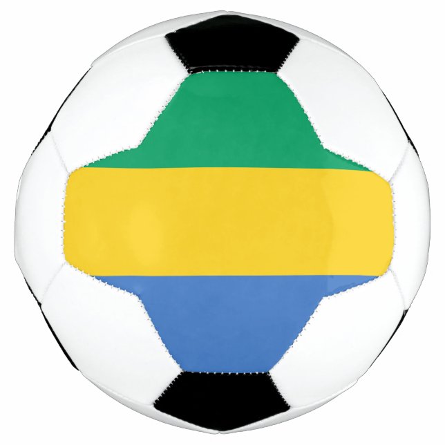 Bola De Futebol Bandeira do Gabão (Frente)