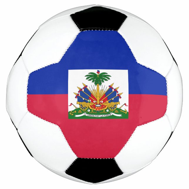 Bola De Futebol Bandeira do Haiti (Frente)