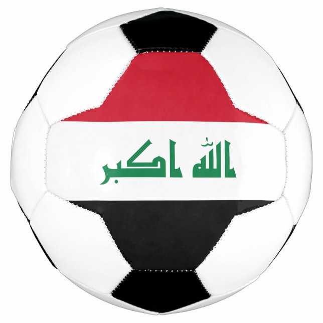 Bola De Futebol Bandeira do Iraque (Frente)