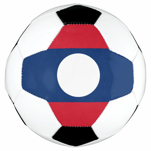 Bola De Futebol Bandeira do Laos (Frente)