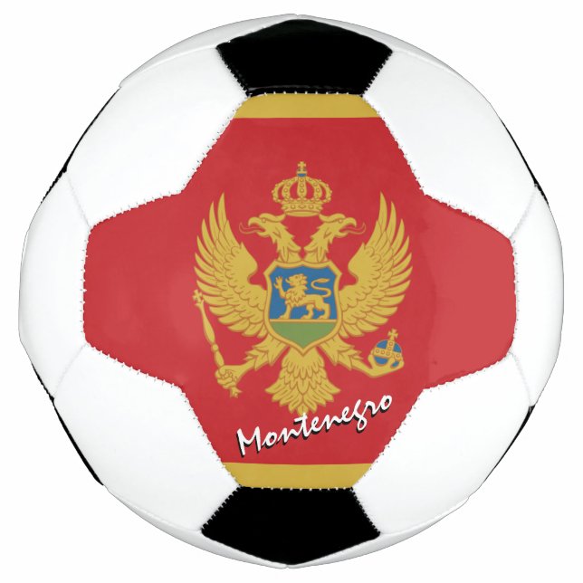 Bola De Futebol Bandeira do Montenegro Futebol e Montenegro / Espo (Frente)