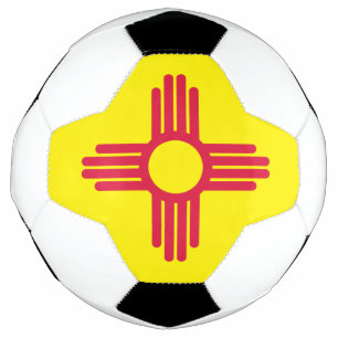 Bola De Futebol Bandeira do Novo México