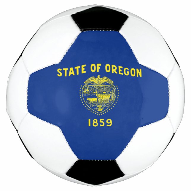 Bola De Futebol Bandeira do Oregon (Frente)