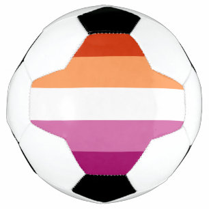 Bola De Futebol Bandeira do Orgulho Lésbico LGBTQ