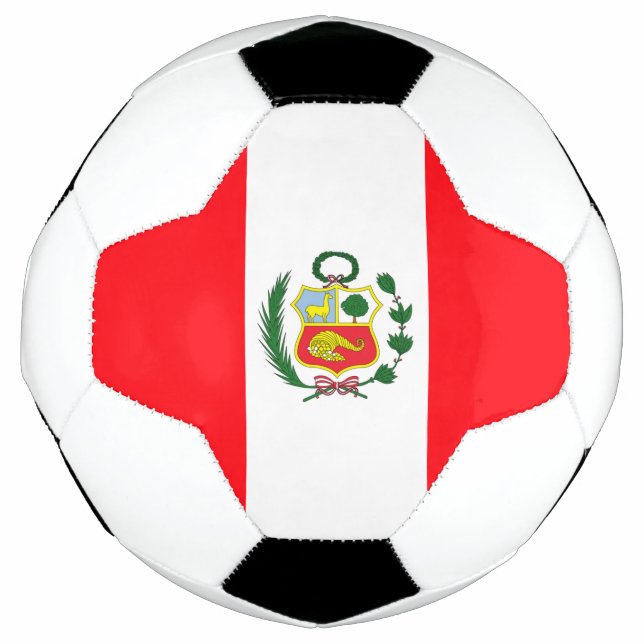 Bola De Futebol Bandeira do Peru (Frente)
