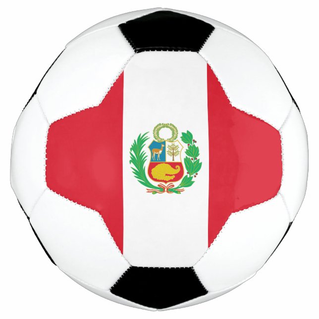 Bola De Futebol Bandeira do Peru (Frente)