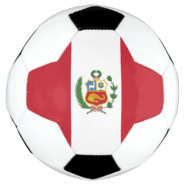 Bola De Futebol Bandeira do Peru (Frente)