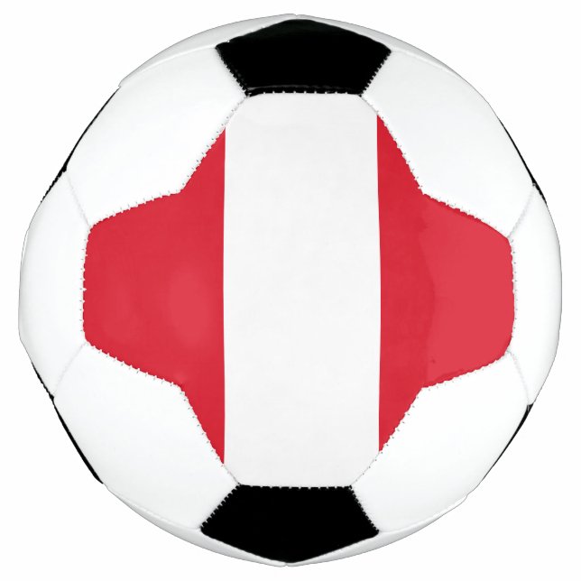 Bola De Futebol Bandeira do Peru (Frente)