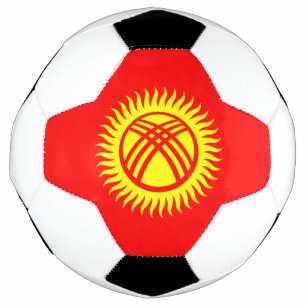 Bola De Futebol Bandeira do Quirguistão