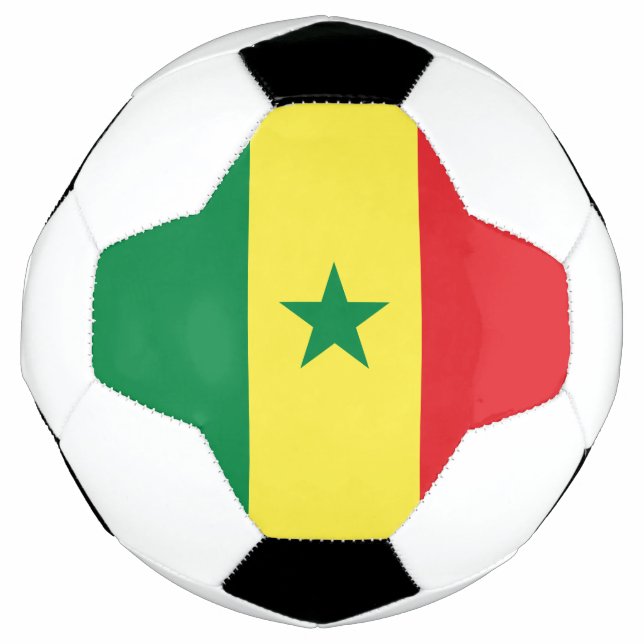 Bola De Futebol Bandeira do Senegal (Frente)