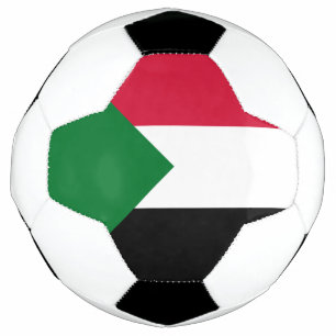 Bola De Futebol Bandeira do Sudão