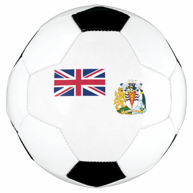 Bola De Futebol Bandeira do Território Antártico Britânico (Frente)