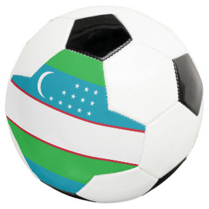 Bola De Futebol bandeira do uzbequistão