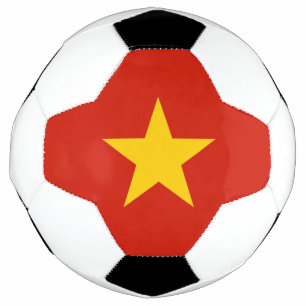 Bola De Futebol bandeira do Vietname