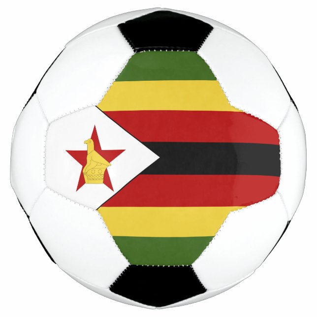 Bola De Futebol Bandeira do Zimbabué (Frente)