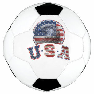 Bola De Futebol Bandeira dos EUA Águia Americana Vintage Bandeira