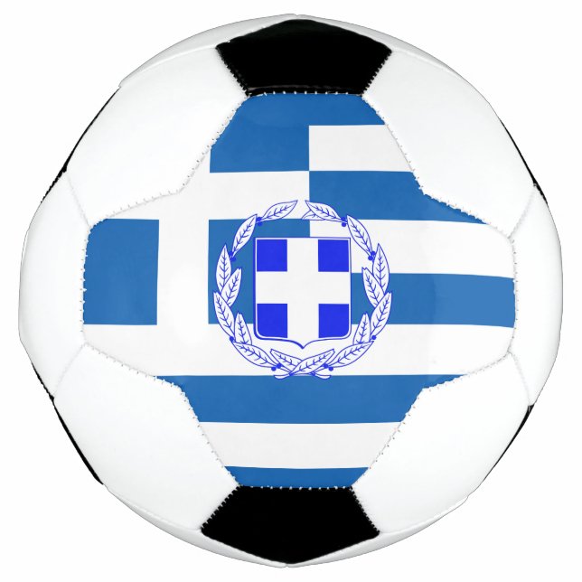 Bola De Futebol bandeira grega (Frente)