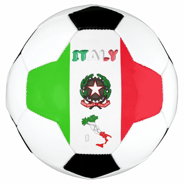 Bola De Futebol Bandeira italiana (Frente)